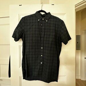BEAMS Checkered buttondown